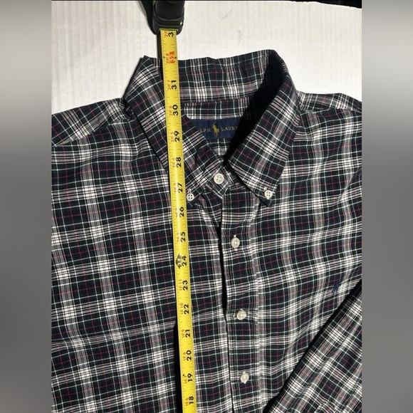 2 Ralph Lauren XL Men’s Button-Down Shirts Classic Plaid & Check-Preppy & Casual - Picture 7 of 11